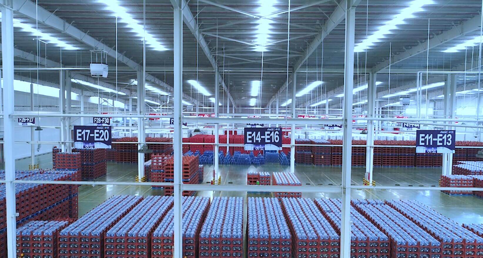 可口可樂生產(chǎn)車間