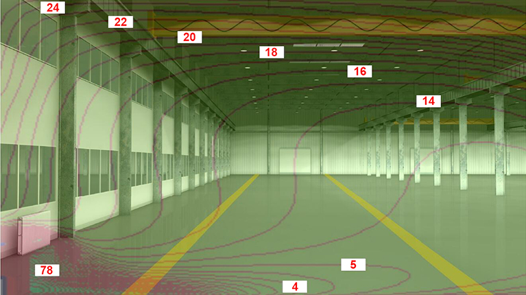 散熱器溫度場圖